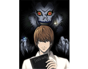 DEATH NOTE light and ryuk MINI POSTER