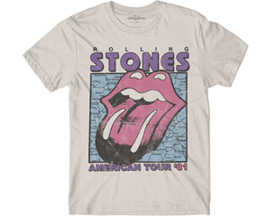 ROLLING STONES american tour map/natural TS