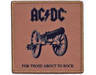 AC/DC for those about to rock/brown PATCH