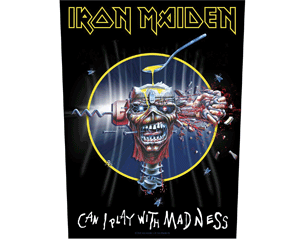 IRON MAIDEN can i play with madness BACKPATCH
