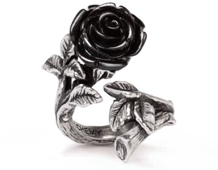 ALCHEMY wild black rose r241 RING