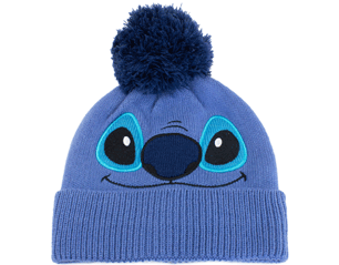LILO AND STITCH face/blue BEANIE HAT