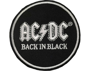 AC/DC back in black circle WPATCH
