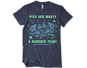 RICK AND MORTY a hundred years/navy TS
