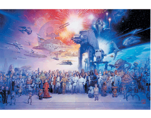 STAR WARS legacy characters gpe5351 POSTER