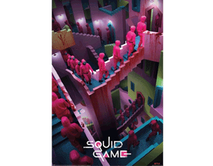 SQUID GAME crazy stairs pp35008 POSTER