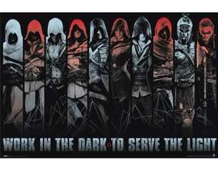 ASSASSINS CREED work in the dark gpe5501 POSTER