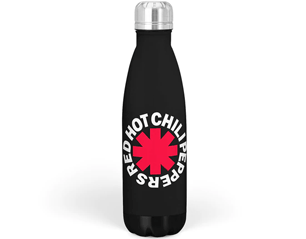 RED HOT CHILI PEPPERS black asterisk DRINK BOTTLE