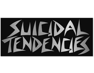 SUICIDAL TENDENCIES silver logo STICKER
