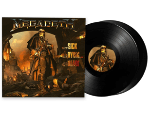 MEGADETH the sick, the dying… and the dead! VINYL