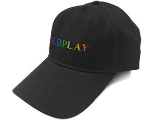 COLDPLAY rainbow logo baseball CAP