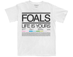FOALS life is yours song list/white TS