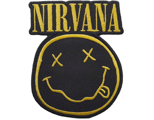NIRVANA logo and smiley PATCH