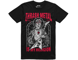 MOSHER thrash metal is my religion TSHIRT
