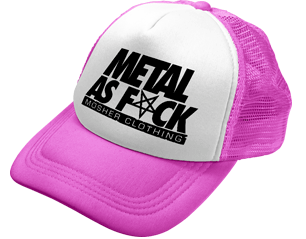 MOSHER metal af pink trucker CAP