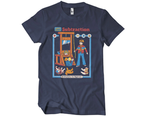 STEVEN RHODES learn about subtraction/navy TSHIRT