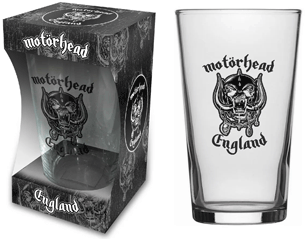MOTORHEAD england beer glass COPO