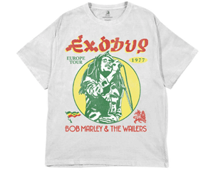 BOB MARLEY 1977 tour dye wash/grey TSHIRT