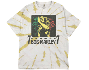 BOB MARLEY 77 dye wash/white TSHIRT
