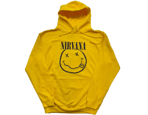 NIRVANA inverse smiley yellow HOODIE