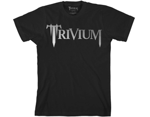 TRIVIUM classic logo metalic print TSHIRT
