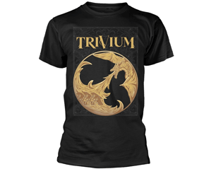 TRIVIUM gold dragon TSHIRT