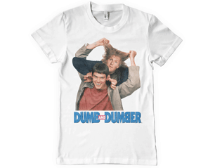 DUMB AND DUMBER washed poster/white TSHIRT