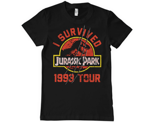 JURASSIC PARK i survived 1993 tour TSHIRT