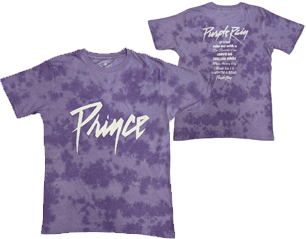 PRINCE purple rain wash collection bp PURPLE TSHIRT