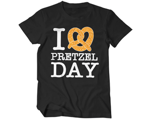 OFFICE i love pretzel day TSHIRT