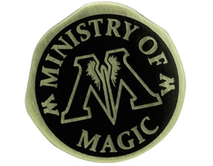 HARRY POTTER ministry of magic metal PIN