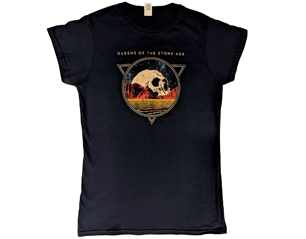 QUEENS OF THE STONE AGE skull lady TSHIRT