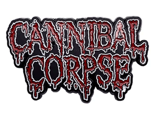 CANNIBAL CORPSE logo METAL PIN