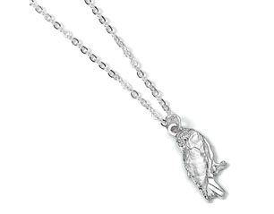 HARRY POTTER hedwig owl silver plated NECKLACE
