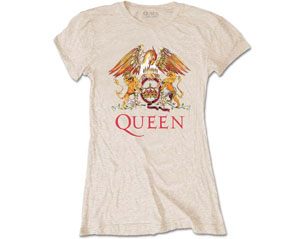 QUEEN crest/sand skinny TS