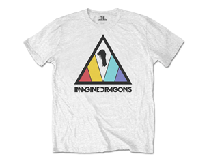 IMAGINE DRAGONS triangle logo WHT TS
