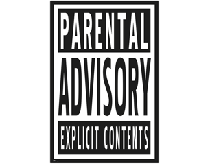 PARENTAL ADVISORY explicit contents gpe4148 POSTER