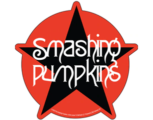 SMASHING PUMPKINS star logo STICKER