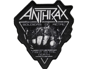 ANTHRAX soldiers of metal ftd WPATCH