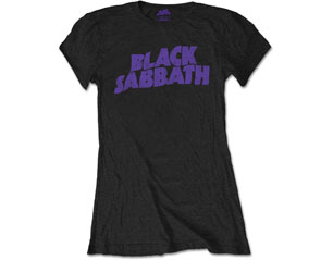 BLACK SABBATH wavy logo vintage skinny TS