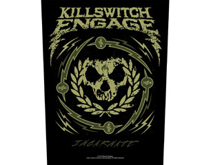 KILLSWITCH ENGAGE skull wreath BACKPATCH