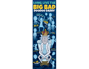 RICK AND MORTY doodoo daddy ppge8081 DOOR POSTER