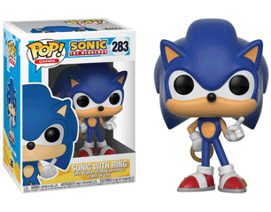 SONIC sonic with ring 283 funko POP FIGURE