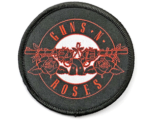 GUNS N ROSES red circle logo WPATCH