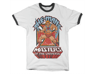 MASTERS OF THE UNIVERSE he-man baseball ringer/wht TS
