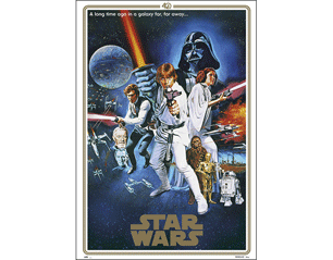 STAR WARS a long time 40th birthday POSTER