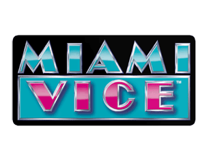 MIAMI VICE logotype STICKER