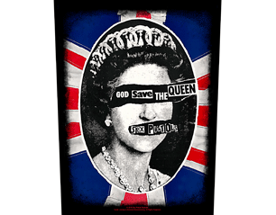 SEX PISTOLS god save the queen BACKPATCH