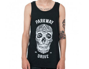 PARKWAY DRIVE skull TANK TOP