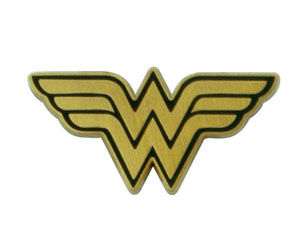 WONDER WOMAN logo METAL PIN